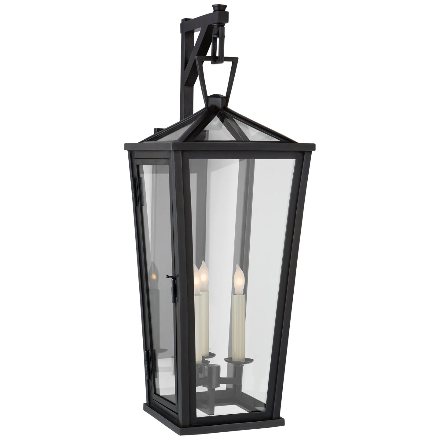 VISUAL COMFORT SIGNATURE, DARLANA TALL BRACKETED WALL LANTERN, OUTDOOR WALL LIGHTS