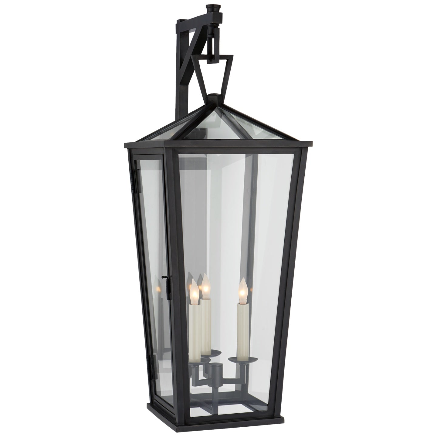 VISUAL COMFORT SIGNATURE, DARLANA TALL BRACKETED WALL LANTERN, OUTDOOR WALL LIGHTS