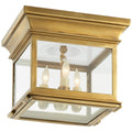 VISUAL COMFORT SIGNATURE, CLUB SQUARE FLUSH MOUNT, FLUSH MOUNT CEILING LIGHTS
