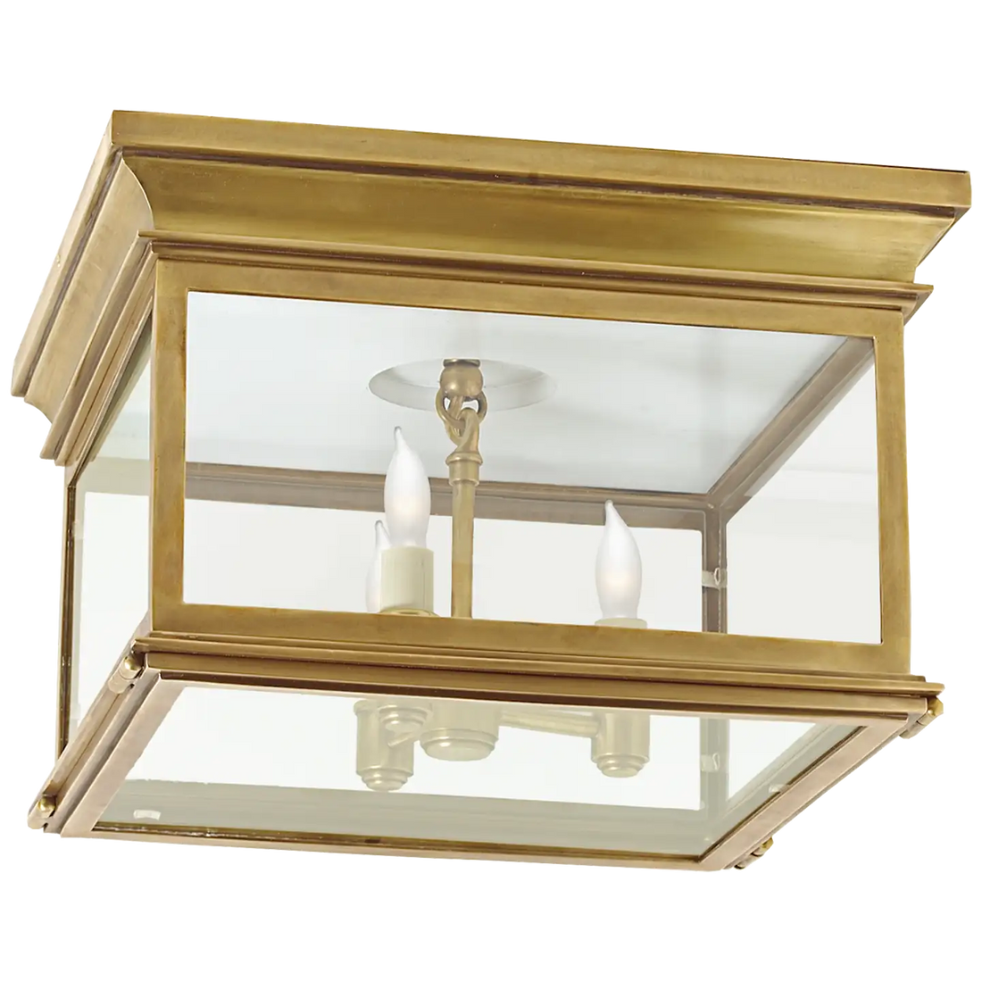 VISUAL COMFORT SIGNATURE, CLUB SQUARE OUTDOOR FLUSH MOUNT, FLUSH MOUNT CEILING LIGHTS