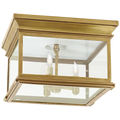 VISUAL COMFORT SIGNATURE, CLUB SQUARE OUTDOOR FLUSH MOUNT, FLUSH MOUNT CEILING LIGHTS