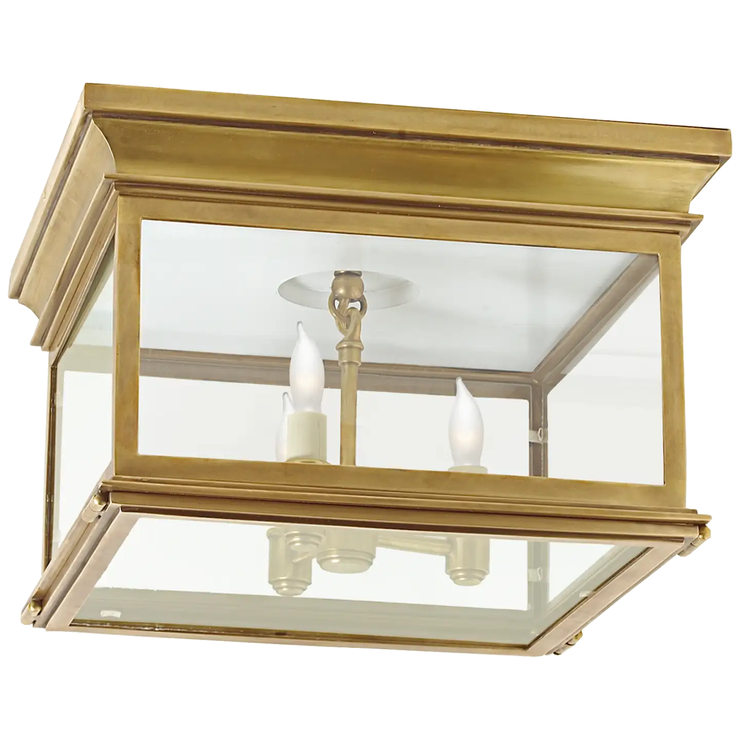 VISUAL COMFORT SIGNATURE, CLUB SQUARE OUTDOOR FLUSH MOUNT, FLUSH MOUNT CEILING LIGHTS