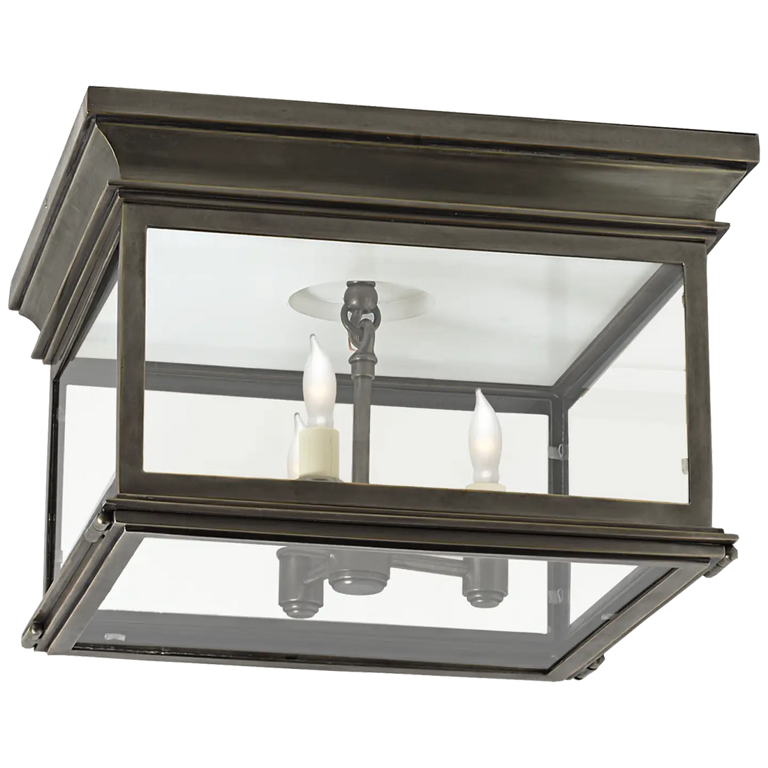 VISUAL COMFORT SIGNATURE, CLUB SQUARE OUTDOOR FLUSH MOUNT, FLUSH MOUNT CEILING LIGHTS