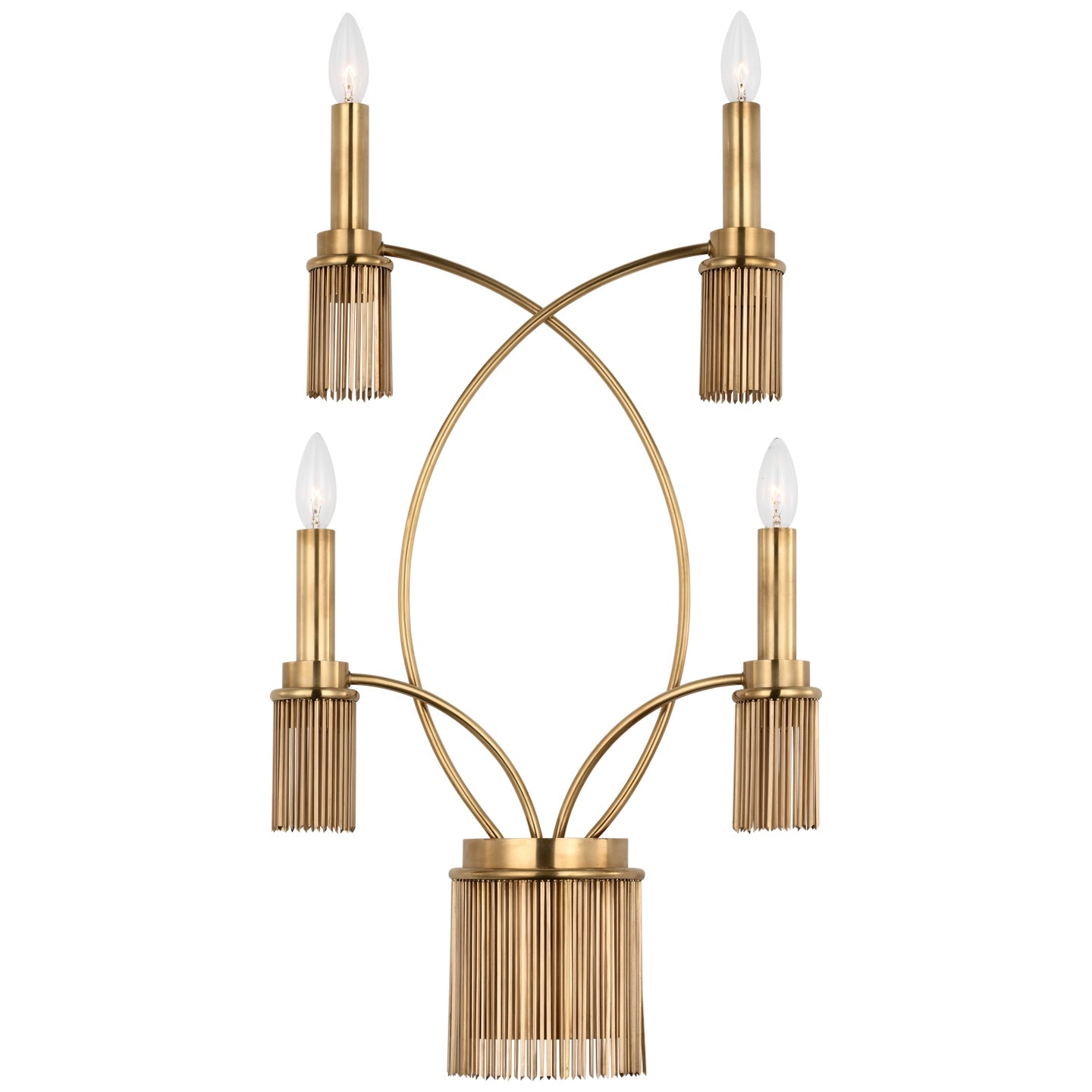 VISUAL COMFORT SIGNATURE, SUTTON 4-LIGHT SCONCE, WALL SCONCES