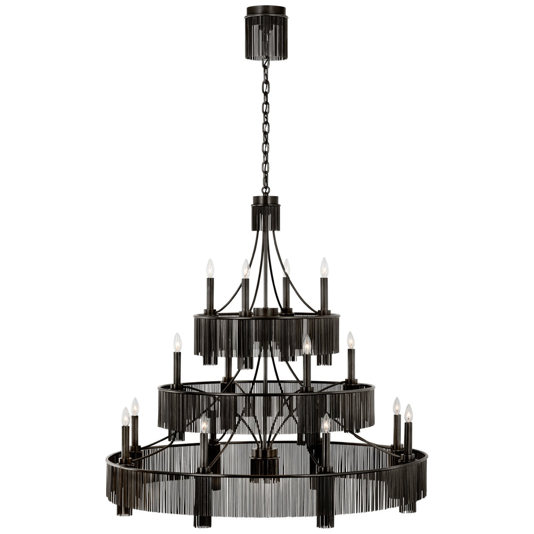 VISUAL COMFORT SIGNATURE, SUTTON THREE TIER CHANDELIER, CHANDELIER LIGHT