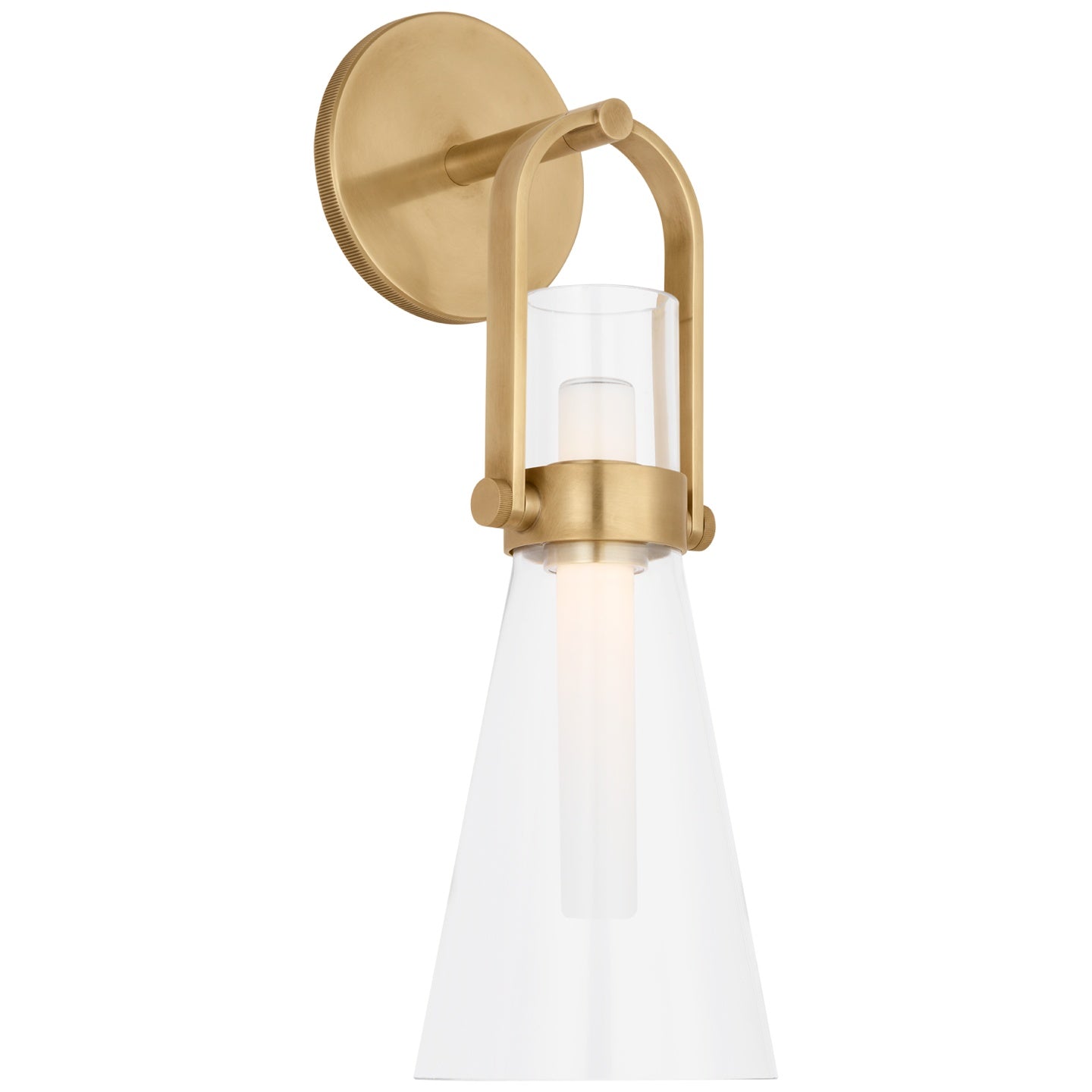 VISUAL COMFORT SIGNATURE, LARKIN CONICAL BRACKETED SCONCE, WALL SCONCES