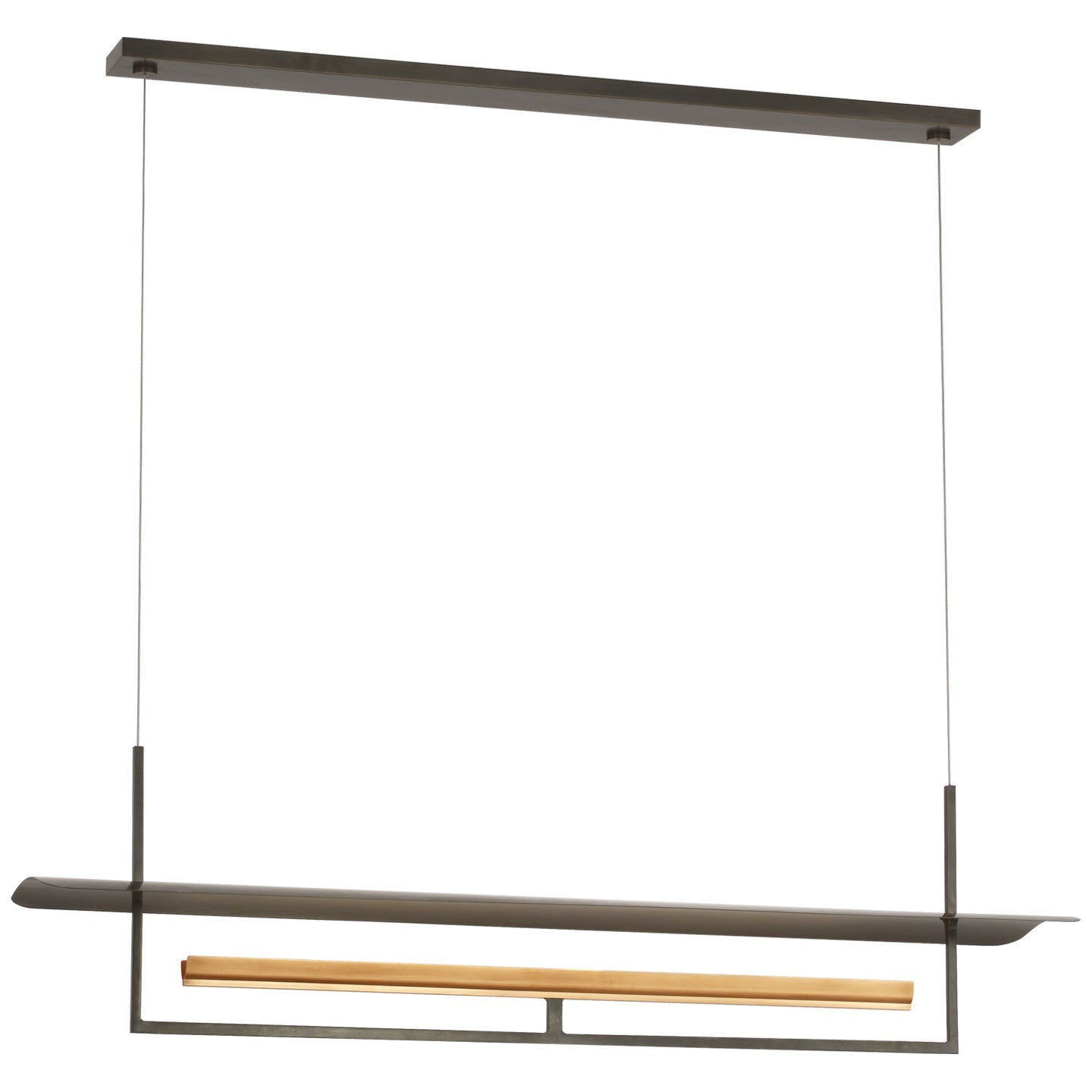 VISUAL COMFORT SIGNATURE, TRISTAN REFLECTOR LINEAR CHANDELIER, LINEAR LIGHT