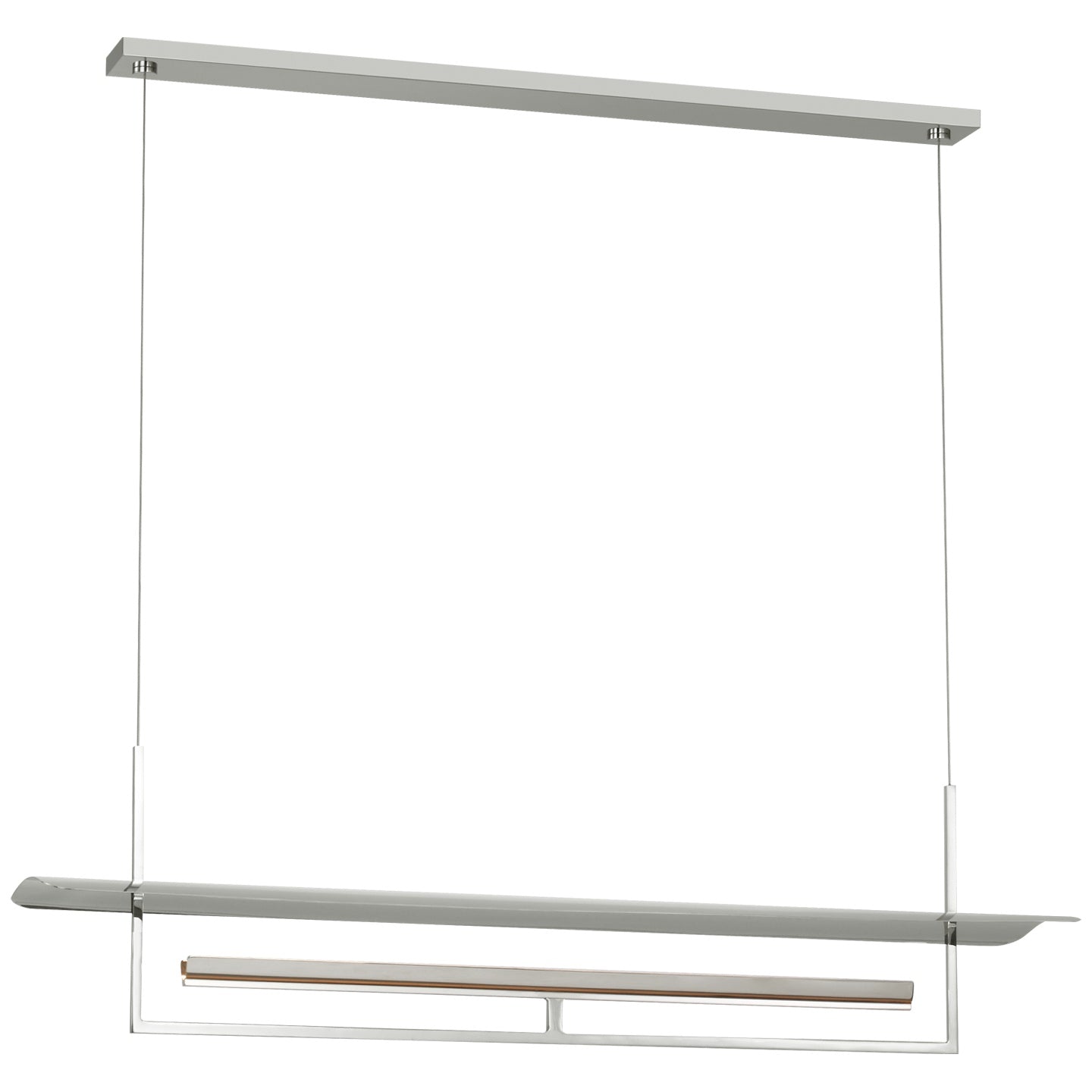 VISUAL COMFORT SIGNATURE, TRISTAN REFLECTOR LINEAR CHANDELIER, LINEAR LIGHT