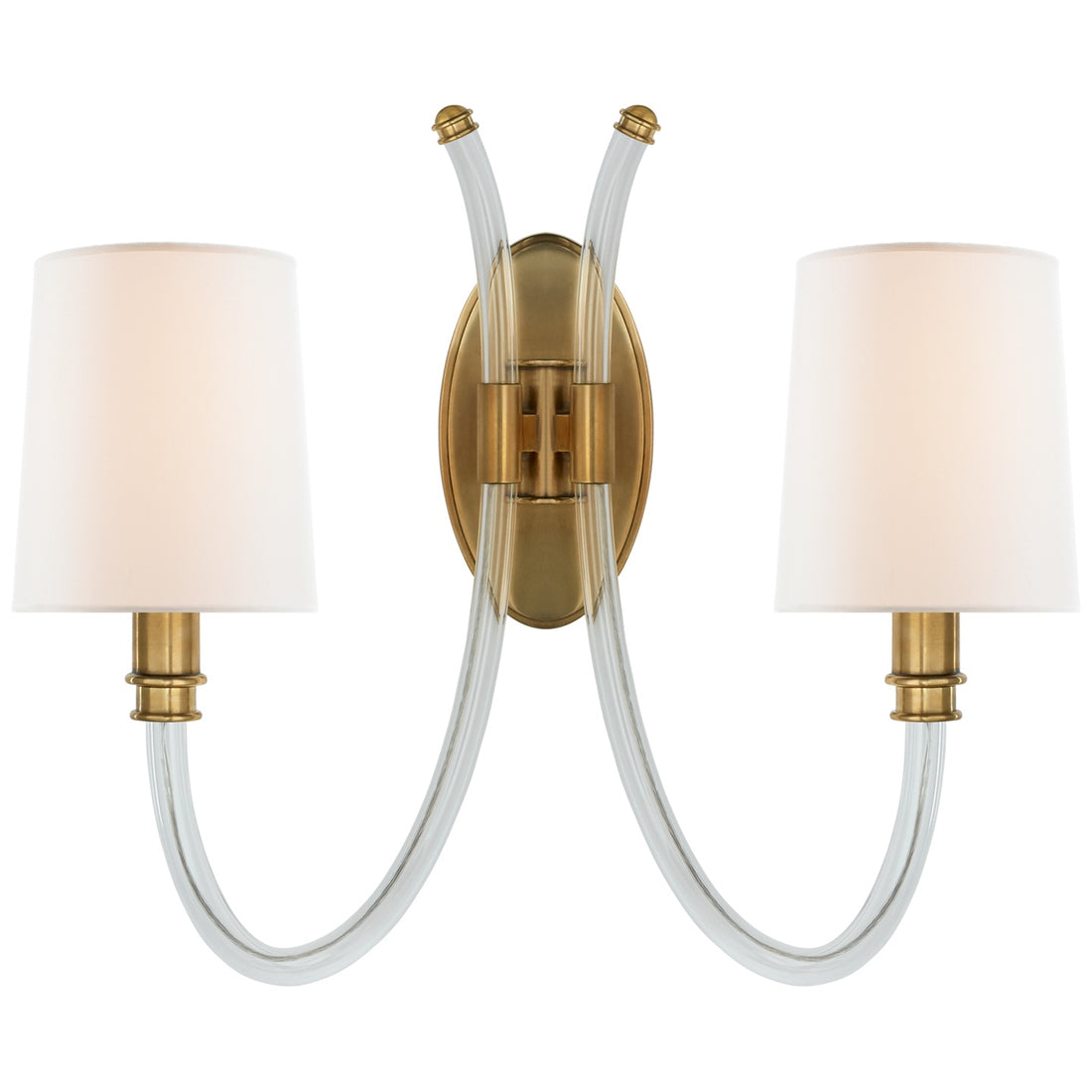 VISUAL COMFORT SIGNATURE, CLARICE DOUBLE SCONCE, WALL SCONCES