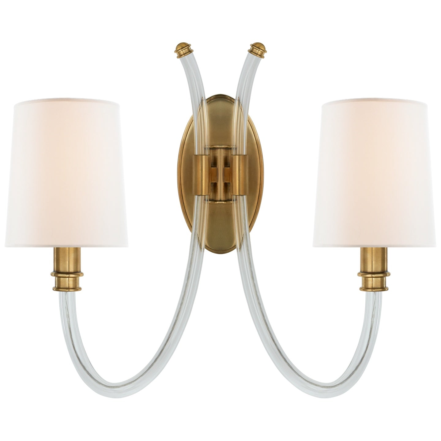 VISUAL COMFORT SIGNATURE, CLARICE DOUBLE SCONCE, WALL SCONCES