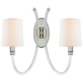 VISUAL COMFORT SIGNATURE, CLARICE DOUBLE SCONCE, WALL SCONCES