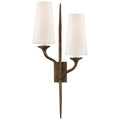 VISUAL COMFORT SIGNATURE, IBERIA DOUBLE LEFT SCONCE, WALL SCONCES