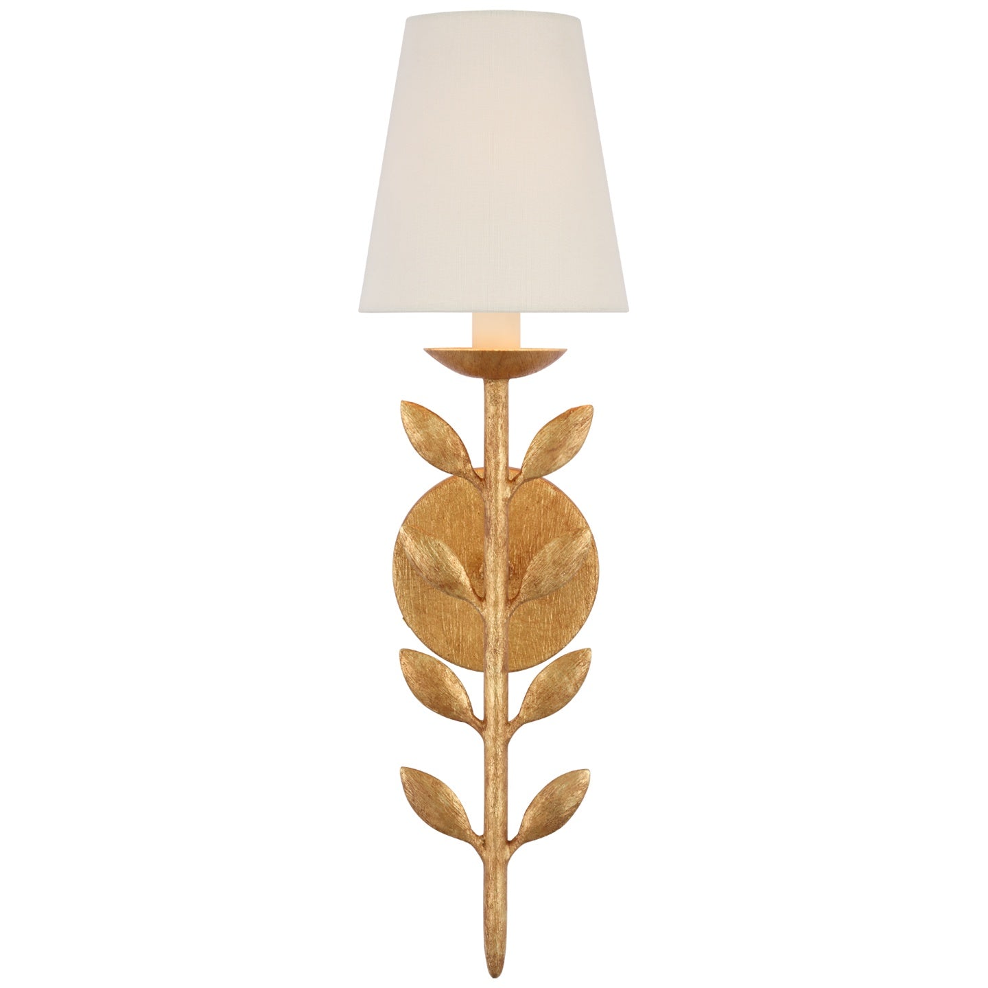VISUAL COMFORT SIGNATURE, AVERY SCONCE ANTIQUE GOLD LEAF, WALL SCONCES