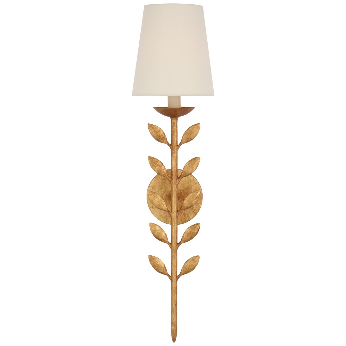 VISUAL COMFORT SIGNATURE, AVERY SCONCE ANTIQUE GOLD LEAF, WALL SCONCES
