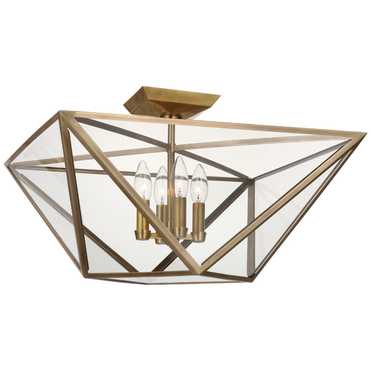 VISUAL COMFORT SIGNATURE, LORINO SEMI-FLUSH MOUNT, FLUSH MOUNT CEILING LIGHTS