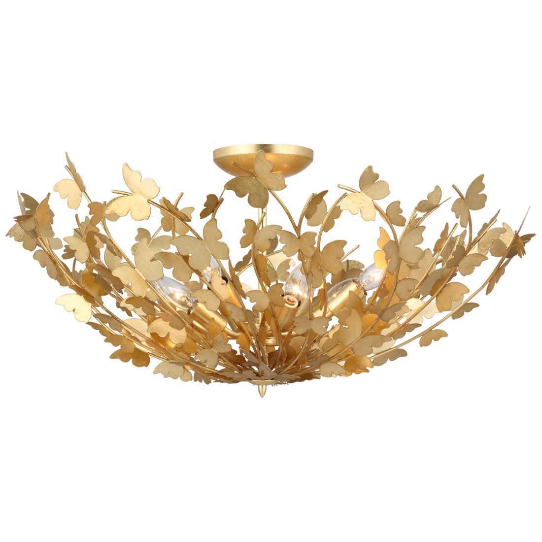VISUAL COMFORT SIGNATURE, FARFALLE SEMI-FLUSH MOUNT, FLUSH MOUNT CEILING LIGHTS