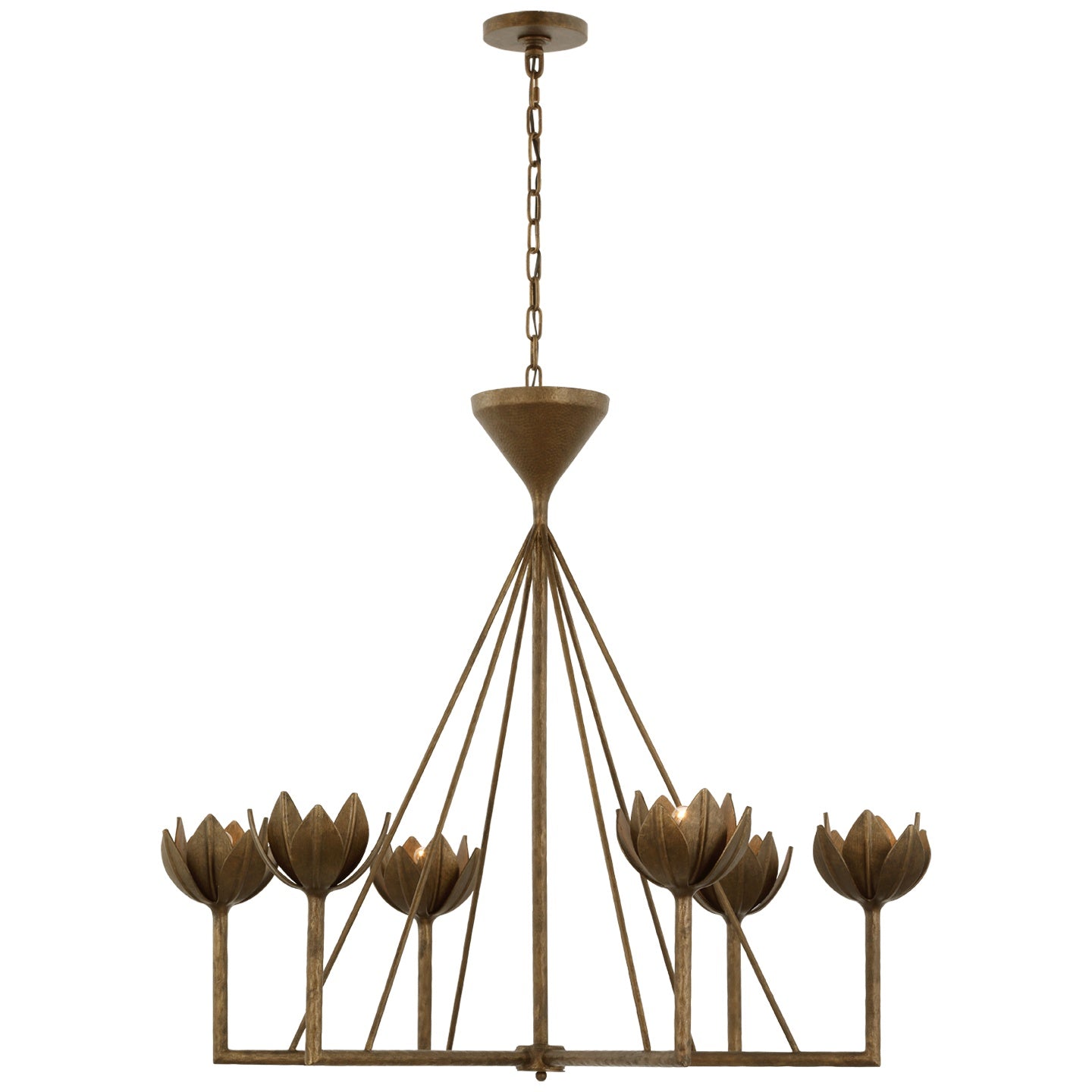 VISUAL COMFORT SIGNATURE, ALBERTO LOW CEILING CHANDELIER, CHANDELIER LIGHT