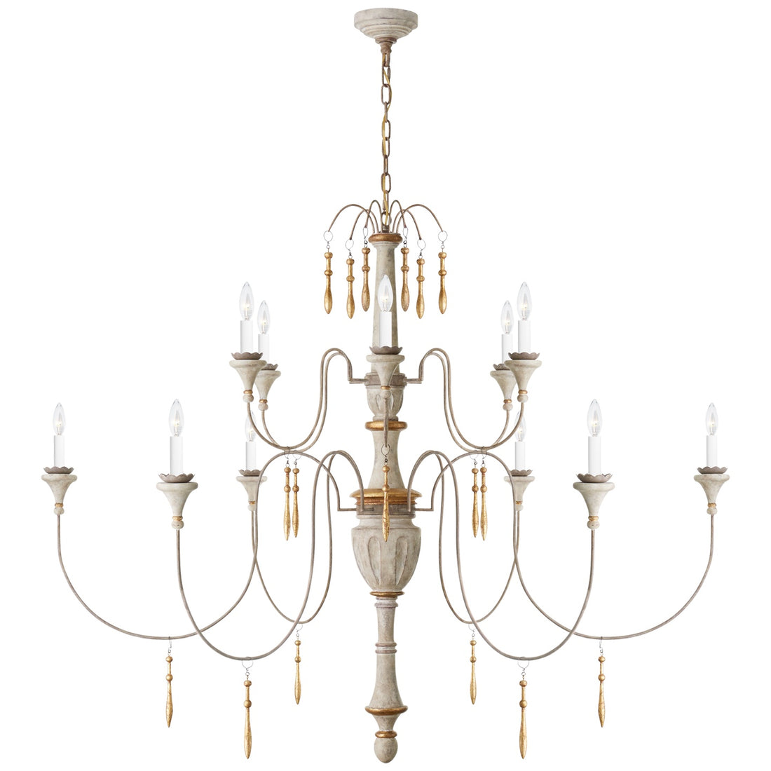 VISUAL COMFORT SIGNATURE, FORTUNA CHANDELIER, CHANDELIER LIGHT