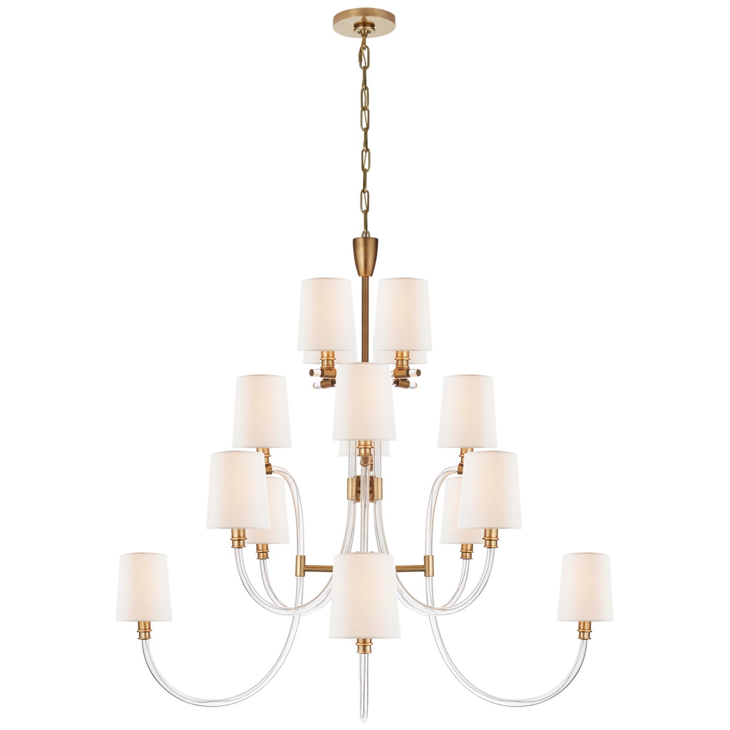 VISUAL COMFORT SIGNATURE, CLARICE CHANDELIER, CHANDELIER LIGHT