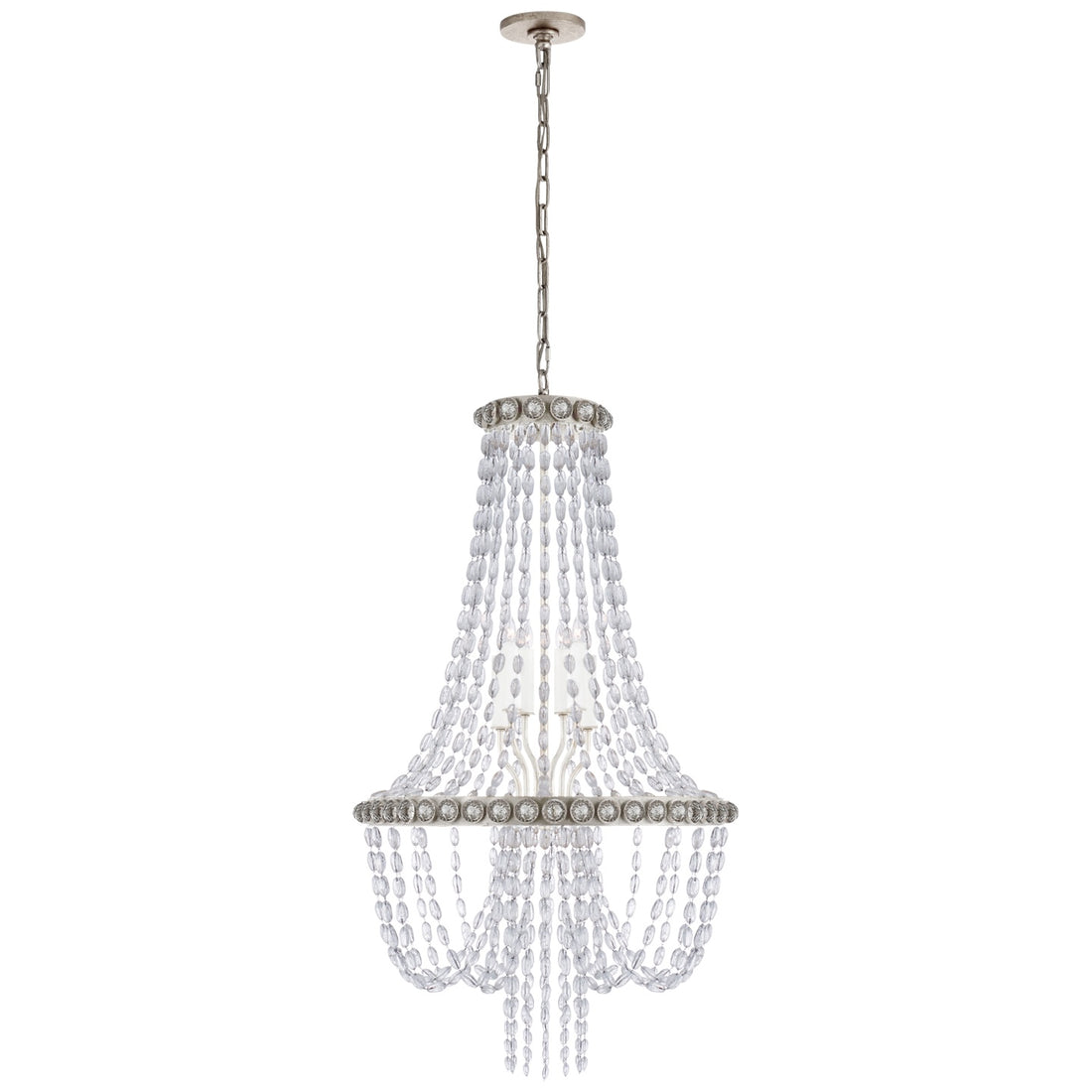VISUAL COMFORT SIGNATURE, NAVONA BASKET CHANDELIER, CHANDELIER LIGHT