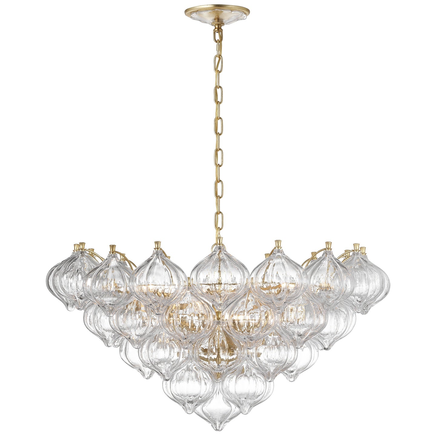 VISUAL COMFORT SIGNATURE, CASELLI BASKET CHANDELIER, CHANDELIER LIGHT