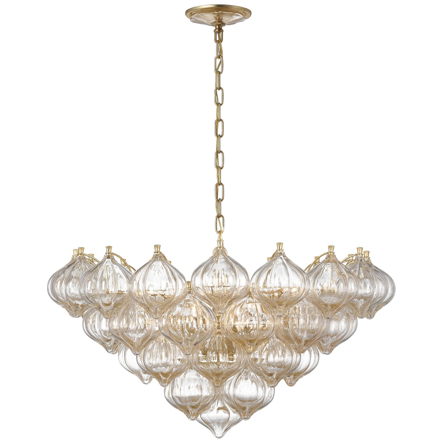 VISUAL COMFORT SIGNATURE, CASELLI BASKET CHANDELIER, CHANDELIER LIGHT