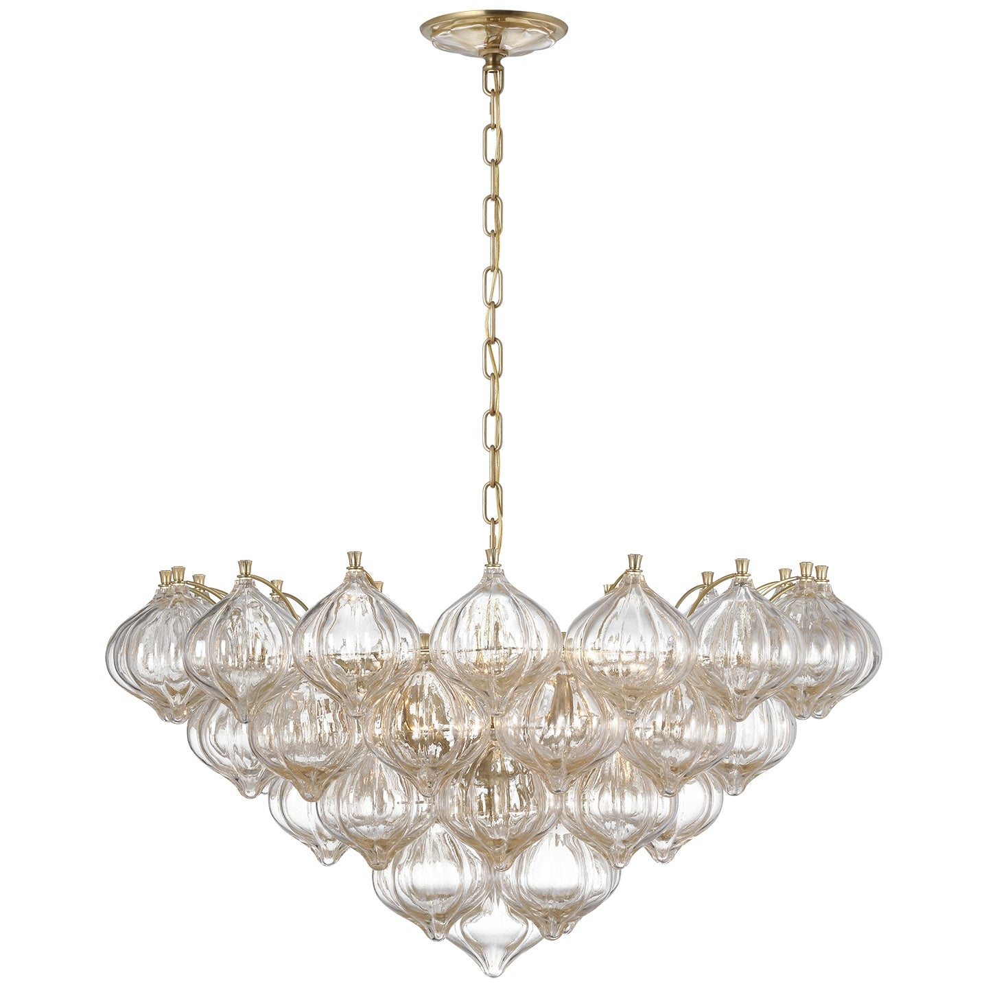 VISUAL COMFORT SIGNATURE, CASELLI BASKET CHANDELIER, CHANDELIER LIGHT