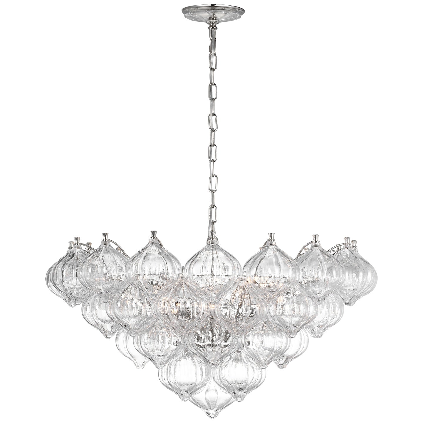 VISUAL COMFORT SIGNATURE, CASELLI BASKET CHANDELIER, CHANDELIER LIGHT