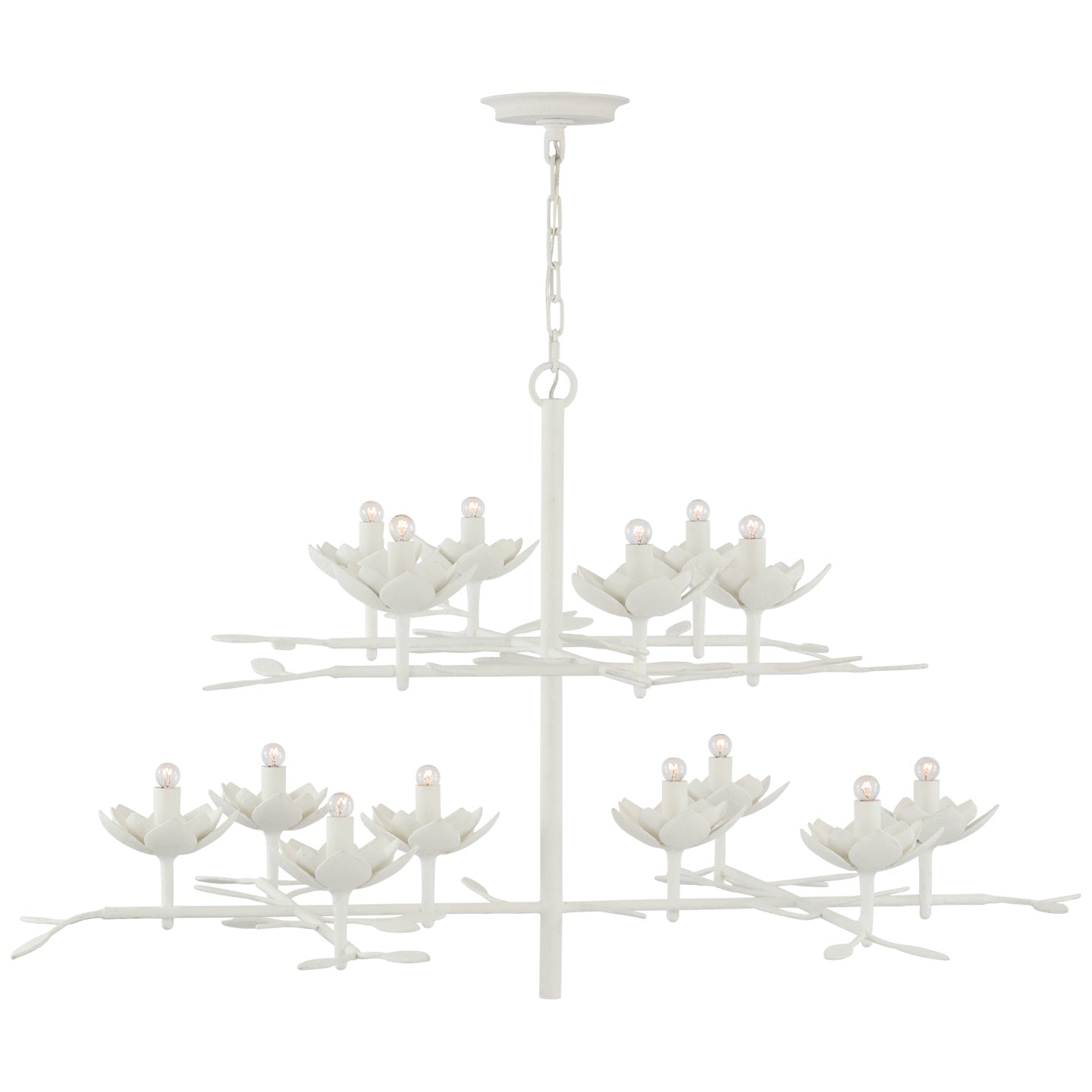 VISUAL COMFORT SIGNATURE, CLEMENTINE TIERED CHANDELIER, CHANDELIER LIGHT