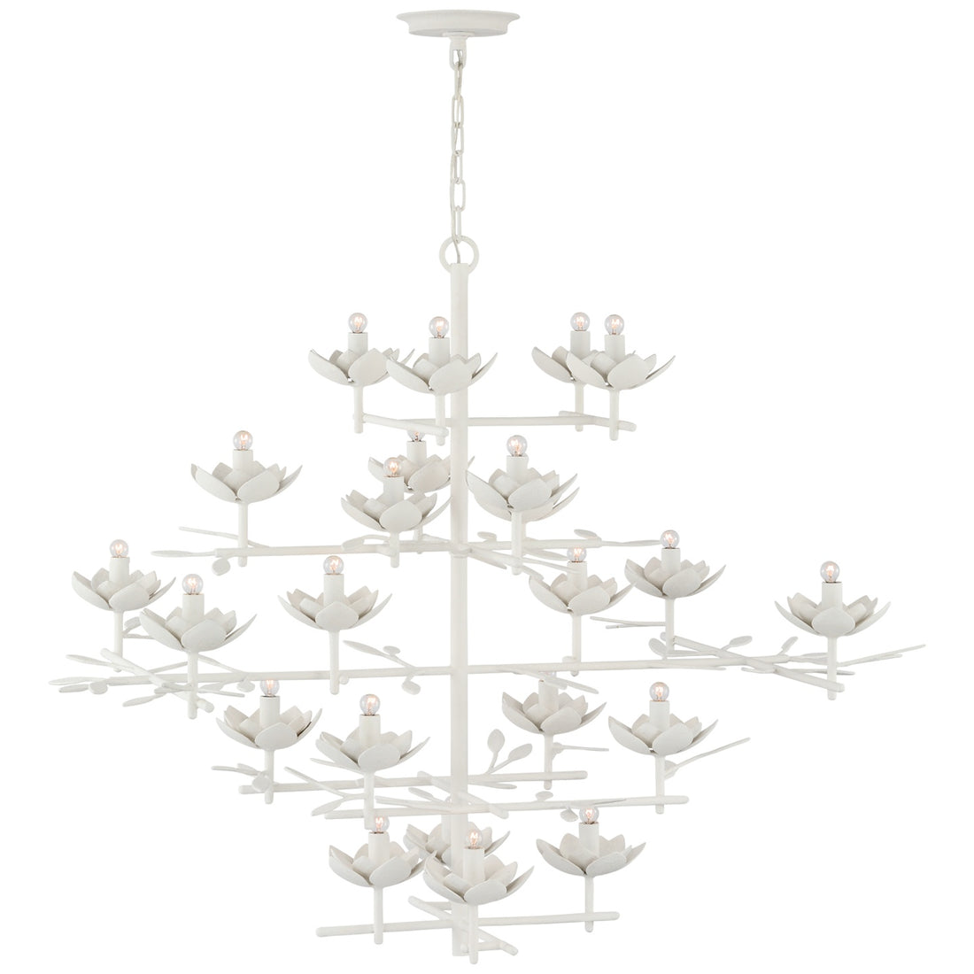 VISUAL COMFORT SIGNATURE, CLEMENTINE TIERED ENTRY CHANDELIER, CHANDELIER LIGHT