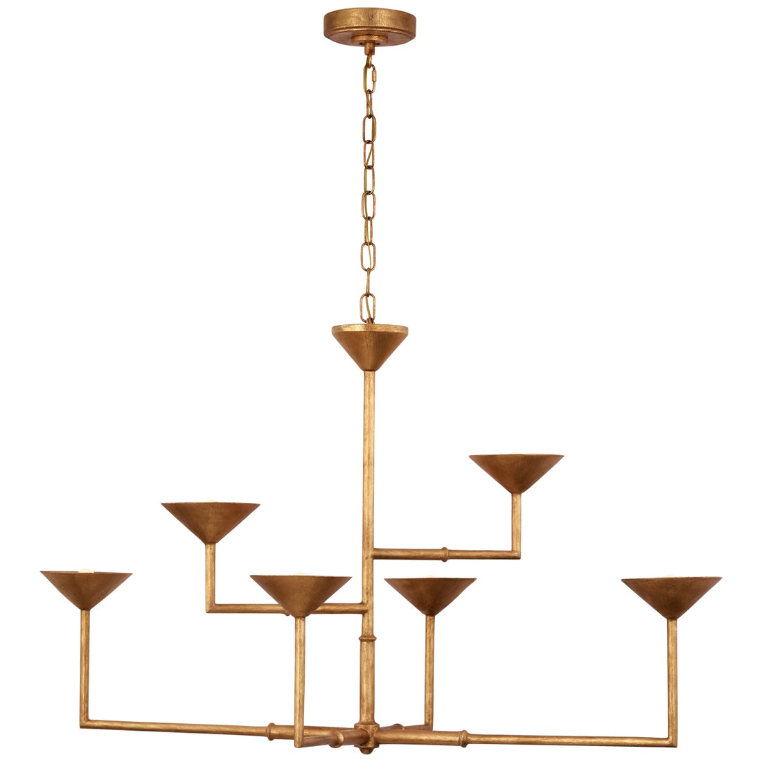 VISUAL COMFORT SIGNATURE, ELEANOR ASYMMETRIC CHANDELIER, CHANDELIER LIGHT
