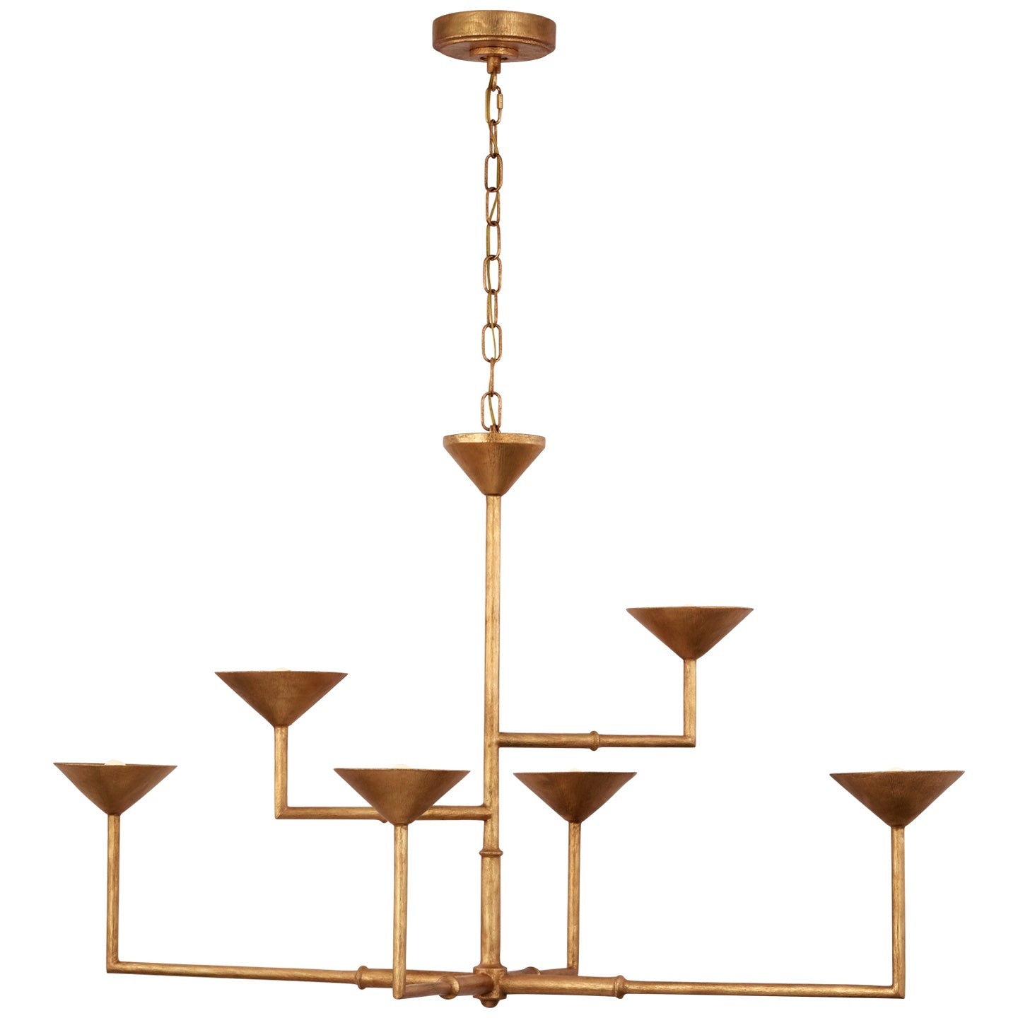 VISUAL COMFORT SIGNATURE, ELEANOR ASYMMETRIC CHANDELIER, CHANDELIER LIGHT