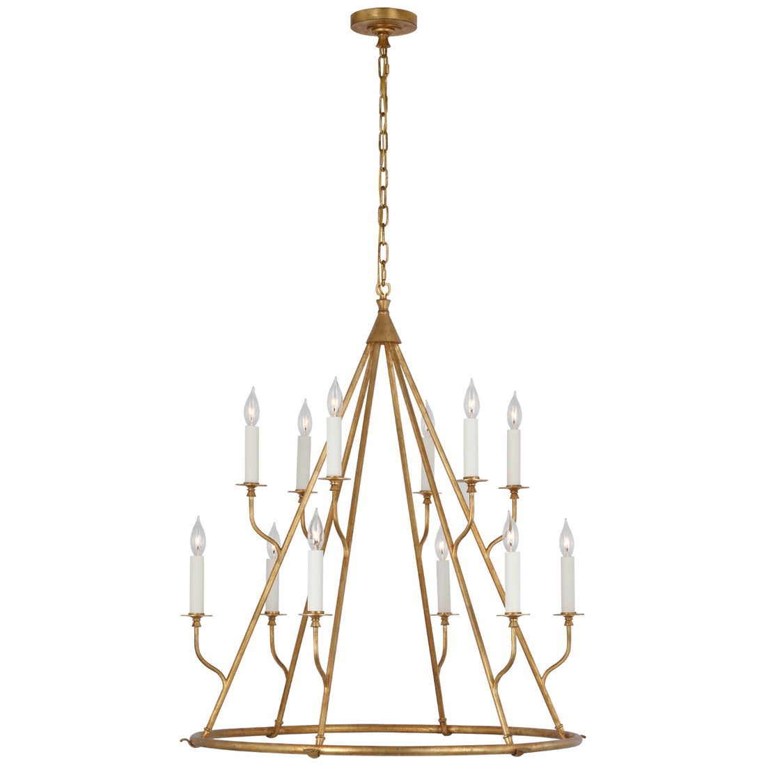 VISUAL COMFORT SIGNATURE, LORIO CHANDELIER, CHANDELIER LIGHT