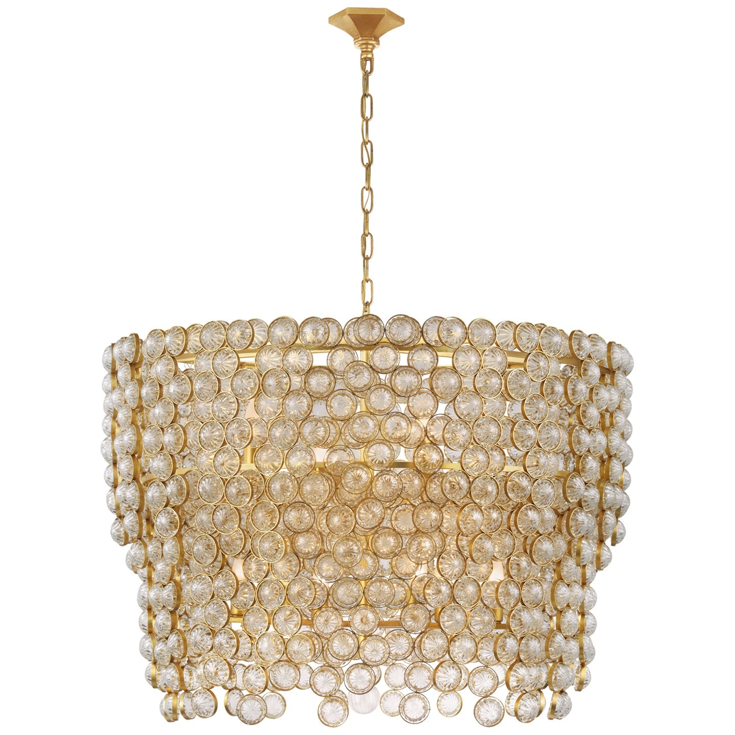 VISUAL COMFORT SIGNATURE, MILAZZO WATERFALL CHANDELIER, CHANDELIER LIGHT
