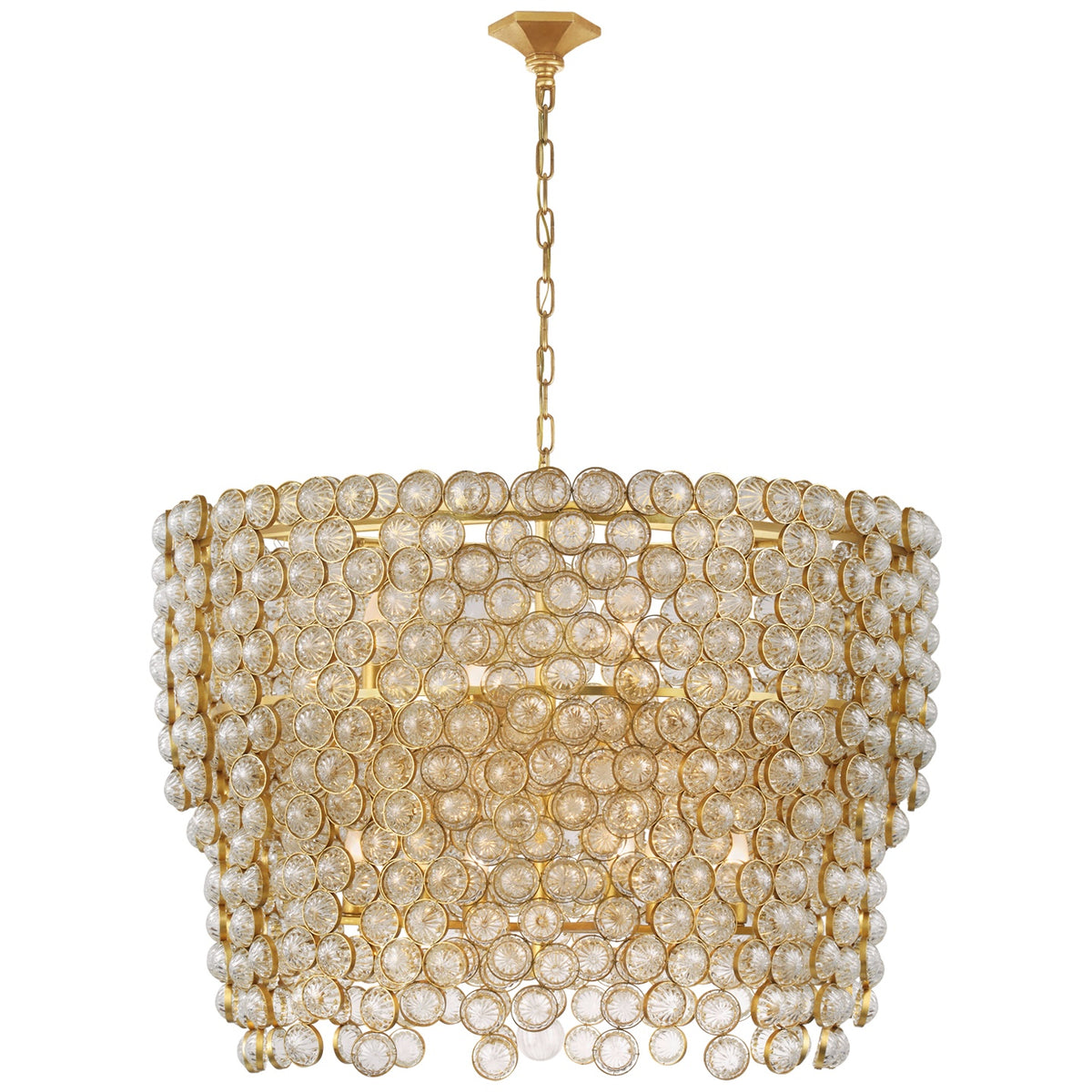 VISUAL COMFORT SIGNATURE, MILAZZO WATERFALL CHANDELIER, CHANDELIER LIGHT
