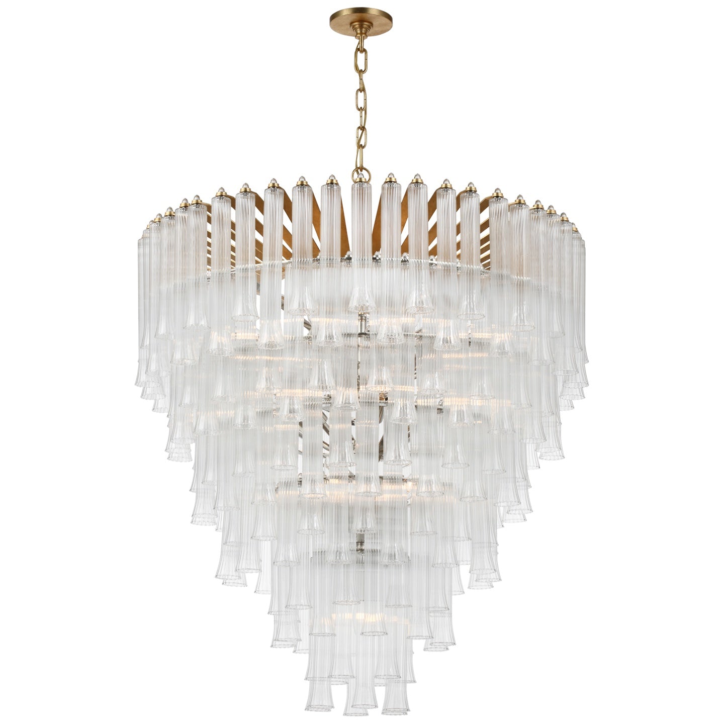 VISUAL COMFORT SIGNATURE, LORELEI WATERFALL CHANDELIER, CHANDELIER LIGHT
