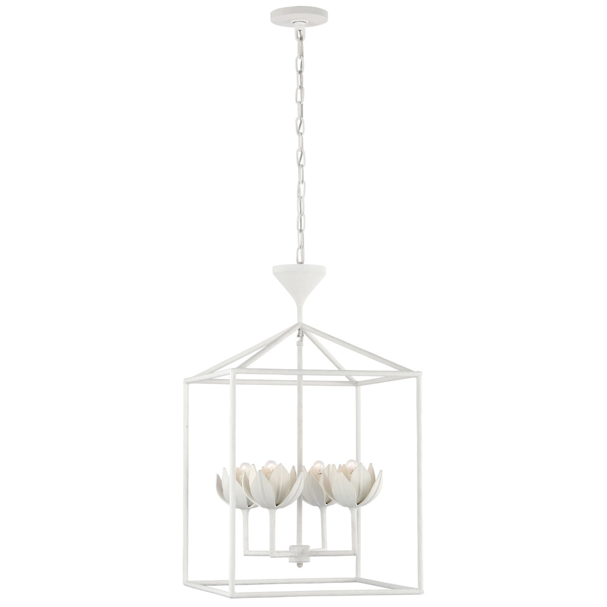 VISUAL COMFORT SIGNATURE, ALBERTO OPEN CAGE LANTERN, LANTERN CEILING LIGHT