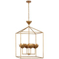 VISUAL COMFORT SIGNATURE, ALBERTO OPEN CAGE LANTERN, LANTERN CEILING LIGHT