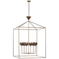 VISUAL COMFORT SIGNATURE, ALBERTO GRANDE OPEN CAGE LANTERN, LANTERN CEILING LIGHT