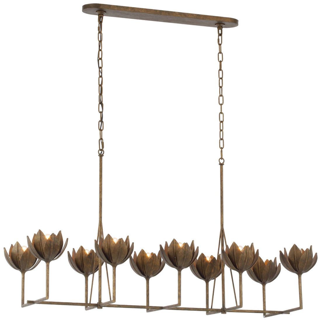 VISUAL COMFORT SIGNATURE, ALBERTO LINEAR CHANDELIER, LINEAR LIGHT