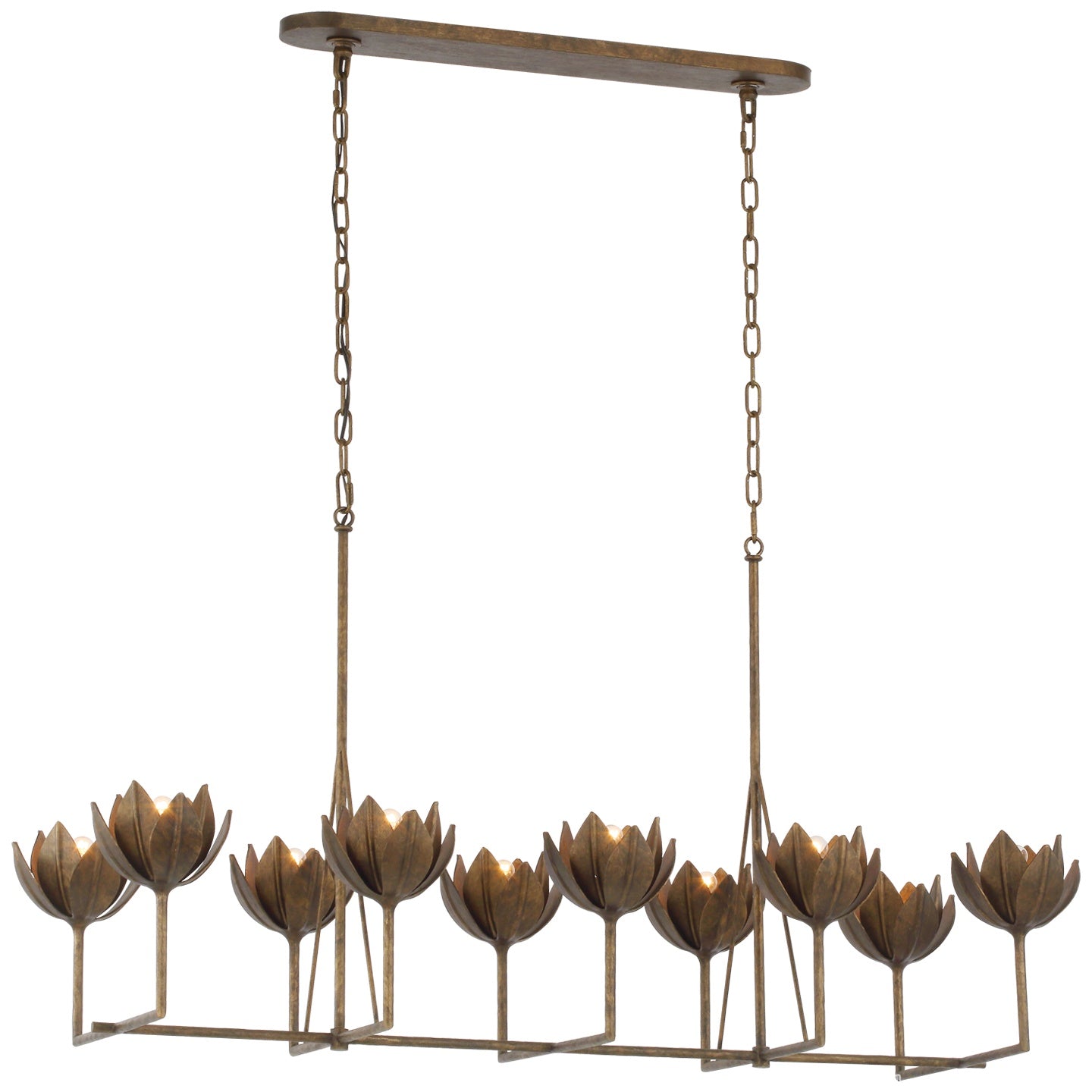 VISUAL COMFORT SIGNATURE, ALBERTO LINEAR CHANDELIER, LINEAR LIGHT