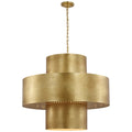 VISUAL COMFORT SIGNATURE, CHALMETTE LAYERED PENDANT, PENDANT LIGHT
