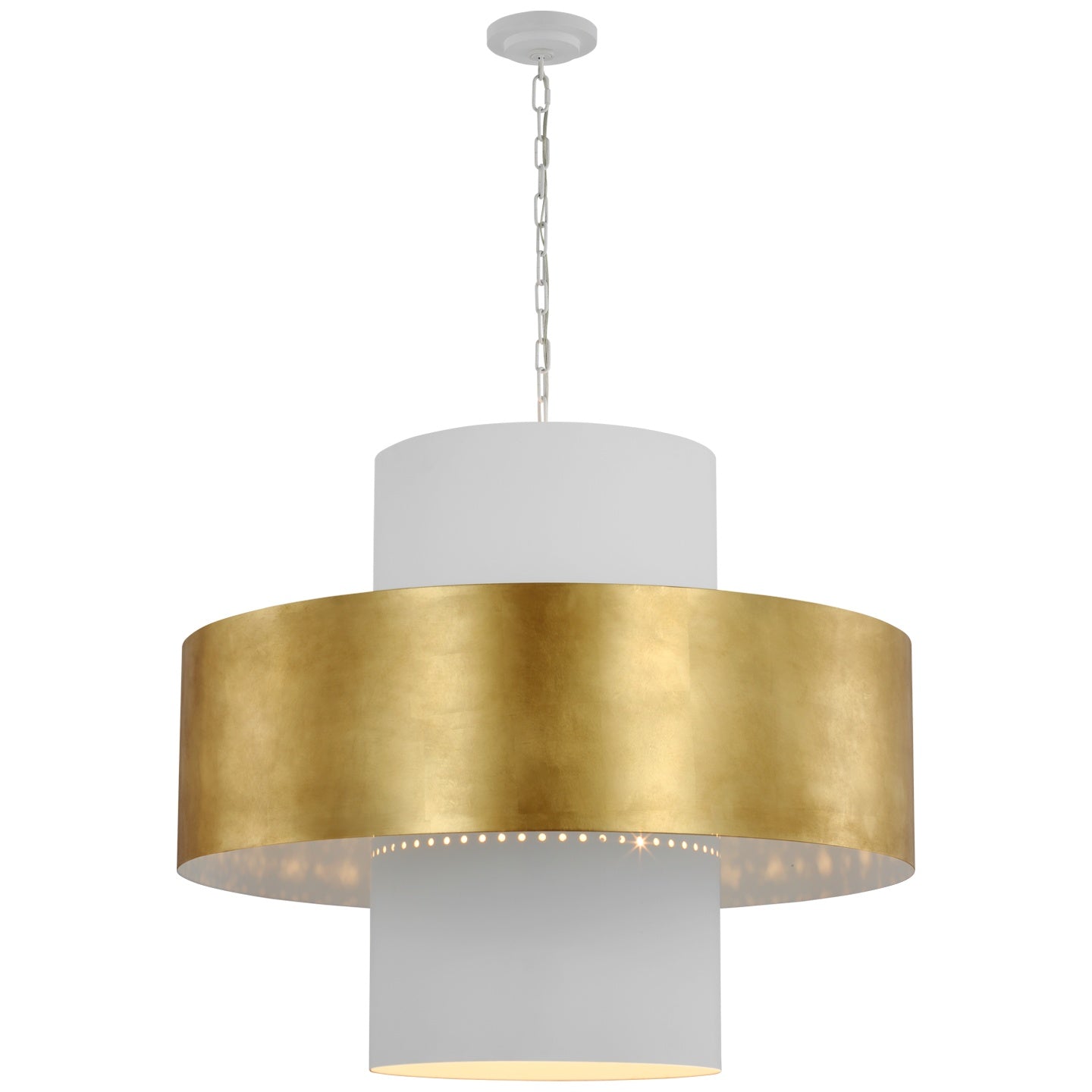 VISUAL COMFORT SIGNATURE, CHALMETTE LAYERED PENDANT, PENDANT LIGHT