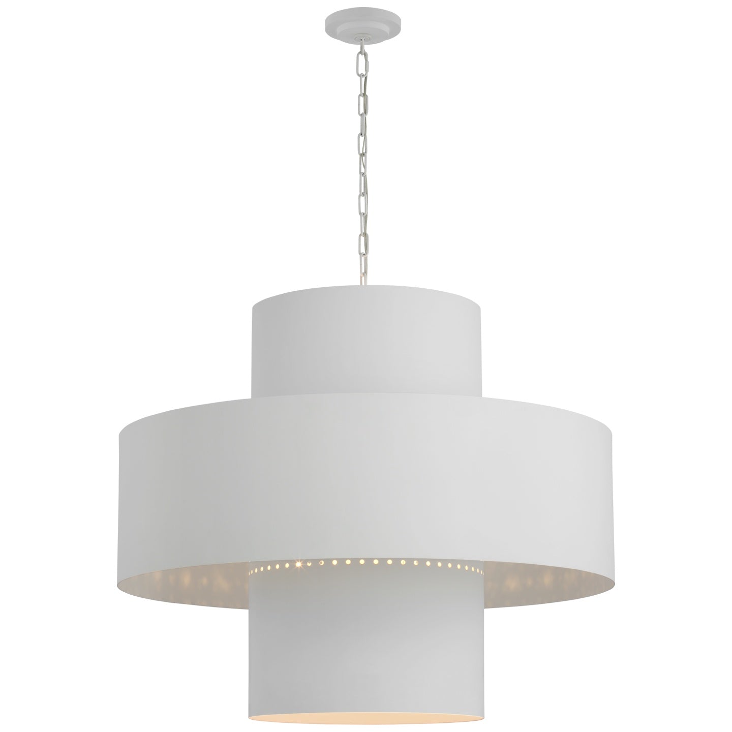 VISUAL COMFORT SIGNATURE, CHALMETTE LAYERED PENDANT, PENDANT LIGHT