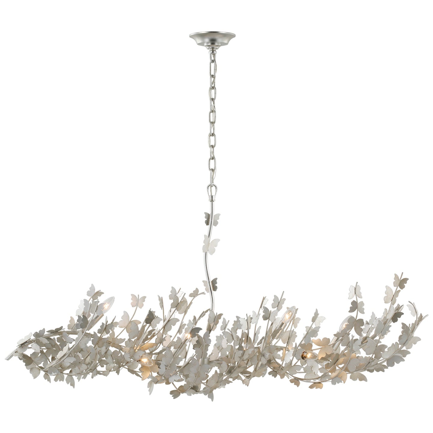 VISUAL COMFORT SIGNATURE, FARFALLE LINEAR CHANDELIER, LINEAR LIGHT