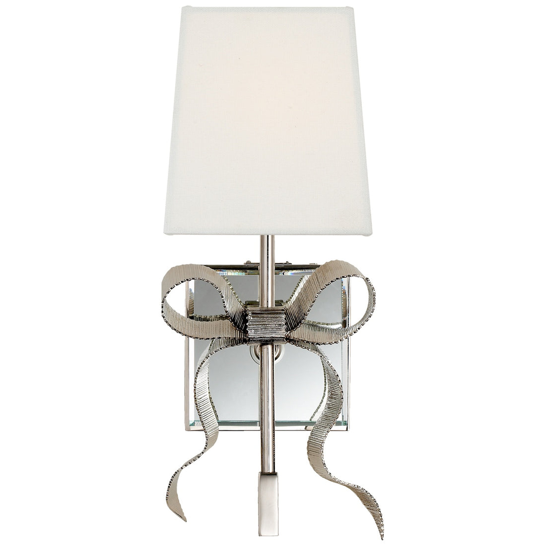 VISUAL COMFORT SIGNATURE, ELLERY GROS-GRAIN BOW SCONCE, WALL SCONCES