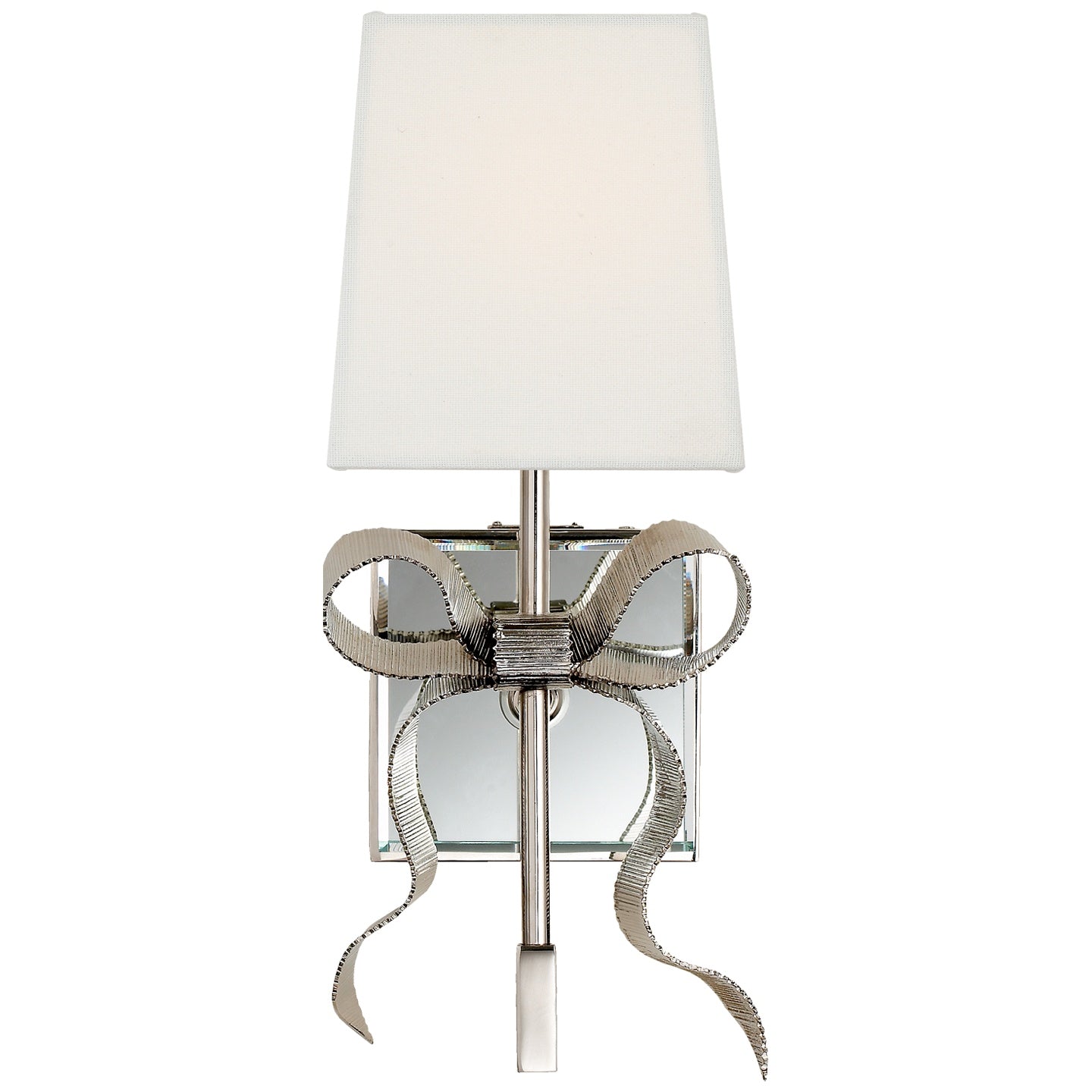 VISUAL COMFORT SIGNATURE, ELLERY GROS-GRAIN BOW SCONCE, WALL SCONCES