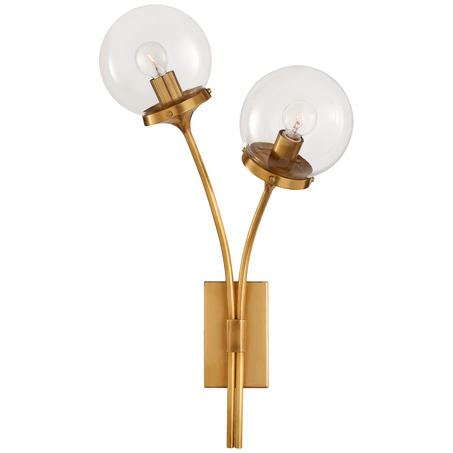 VISUAL COMFORT SIGNATURE, PRESCOTT RIGHT SCONCE, WALL SCONCES