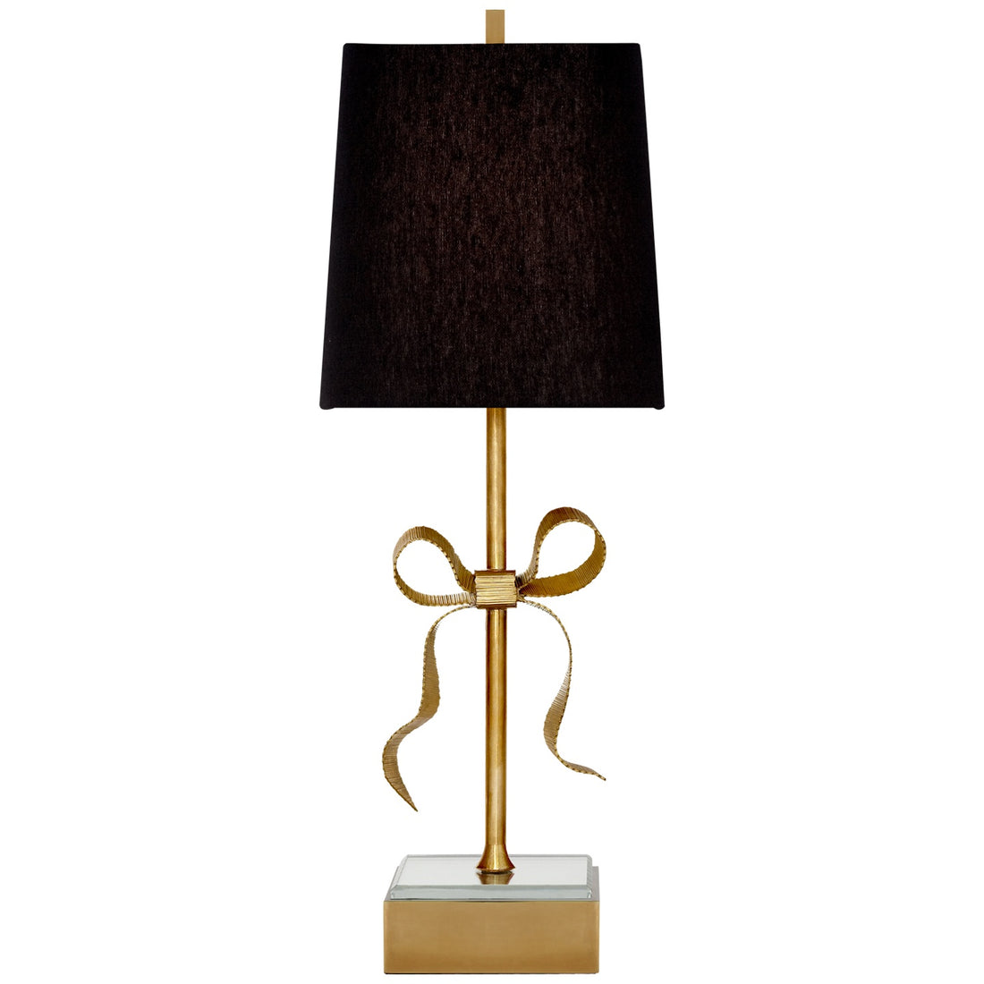 VISUAL COMFORT SIGNATURE, ELLERY GROS-GRAIN BOW TABLE LAMP, TABLE LAMPS