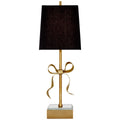 VISUAL COMFORT SIGNATURE, ELLERY GROS-GRAIN BOW TABLE LAMP, TABLE LAMPS